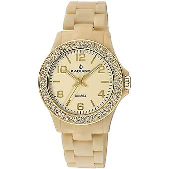 Radiant new gummy Quartz Analog Woman Watch with RA221202 Plastic Bracelet