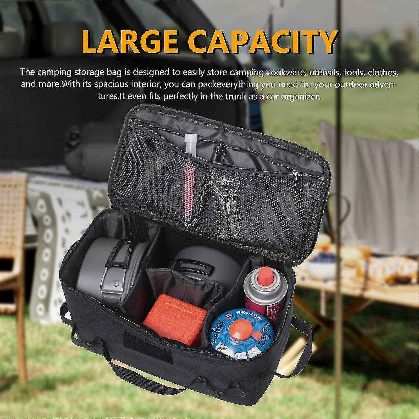 Compact Camping Cookware Organizer Bag
