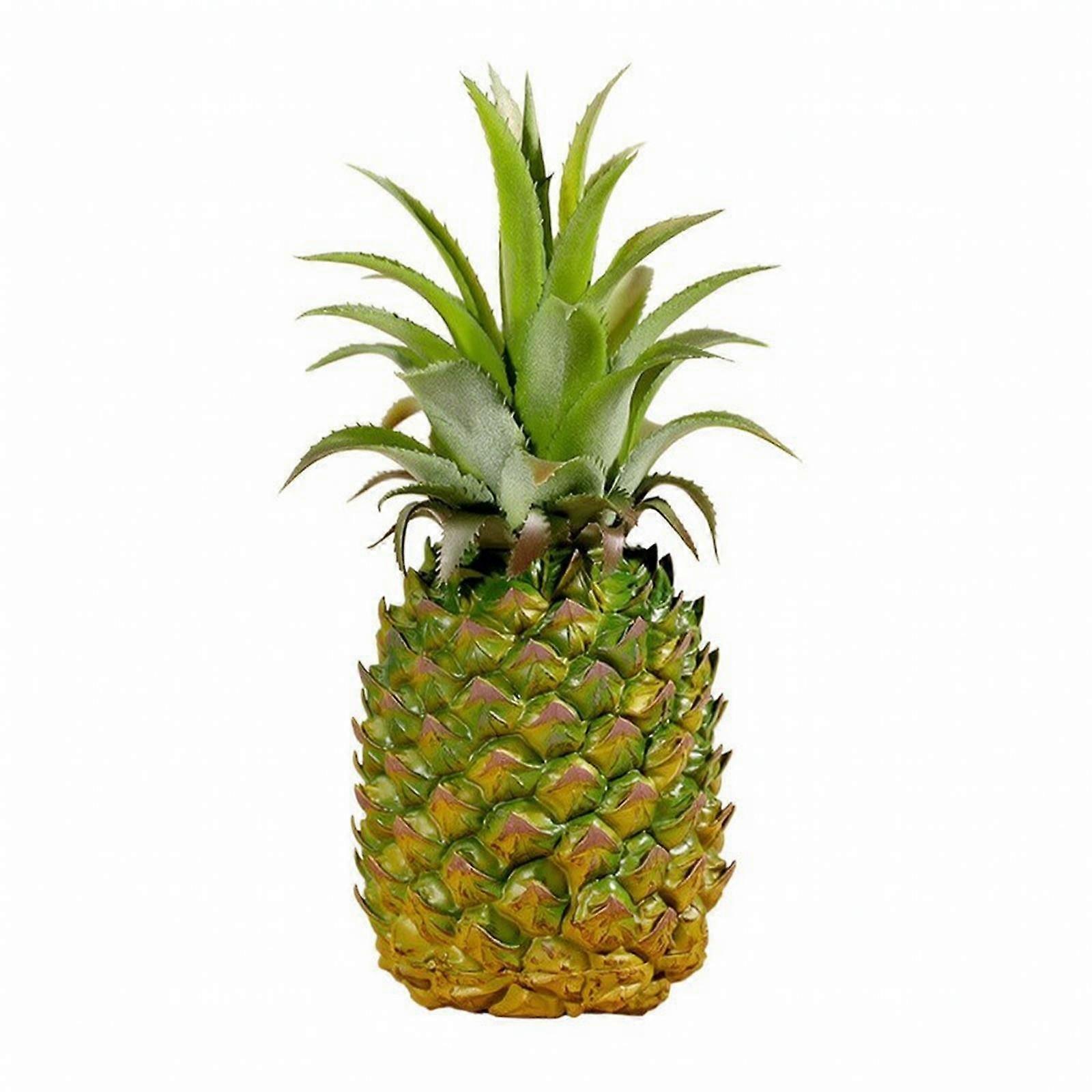 Artificial Pineapple Textured Faux Pineapple Authentic for Tabletop Arrangements