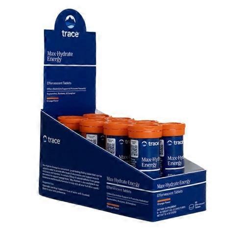 Trace Minerals Max-Hydrate Energy Orange, 8 Count