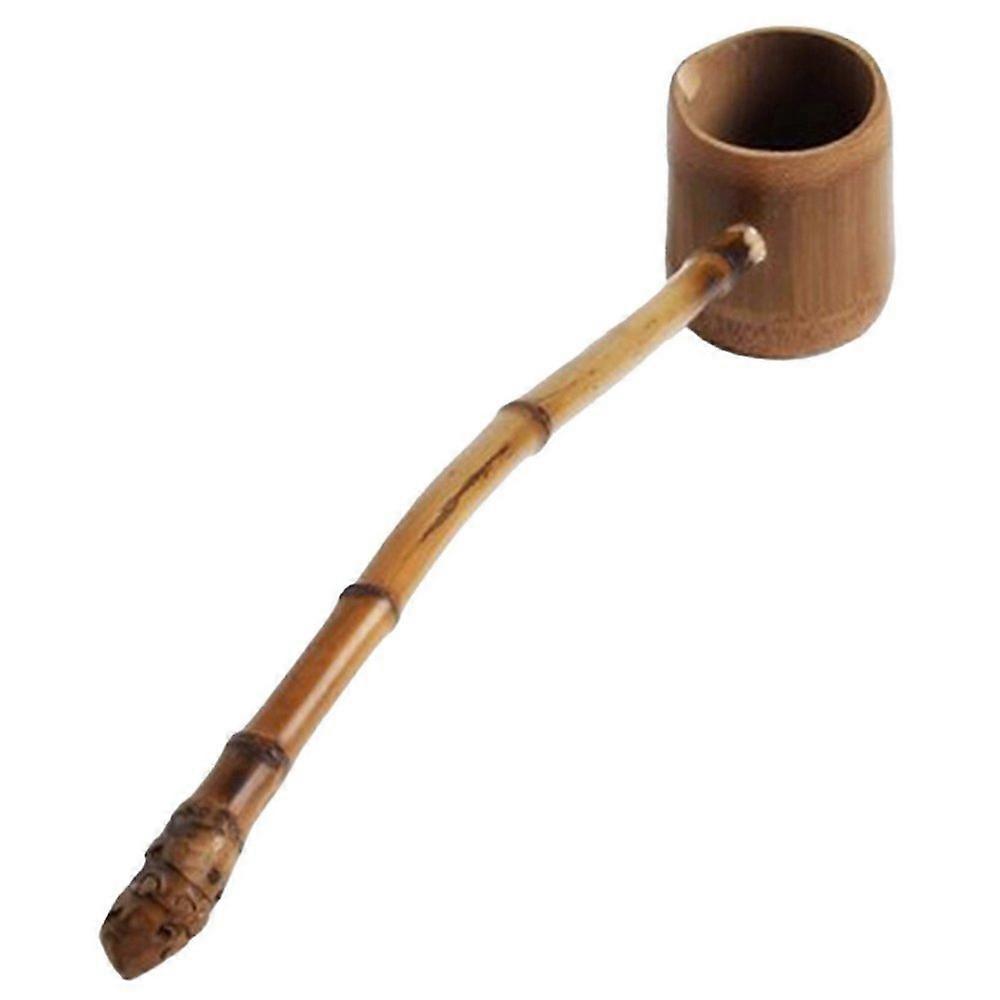Ergonomic Bamboo Bath Scoop 38cm