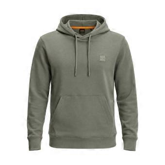 BOSS Wetalk Logo Patch Hoodie Open 