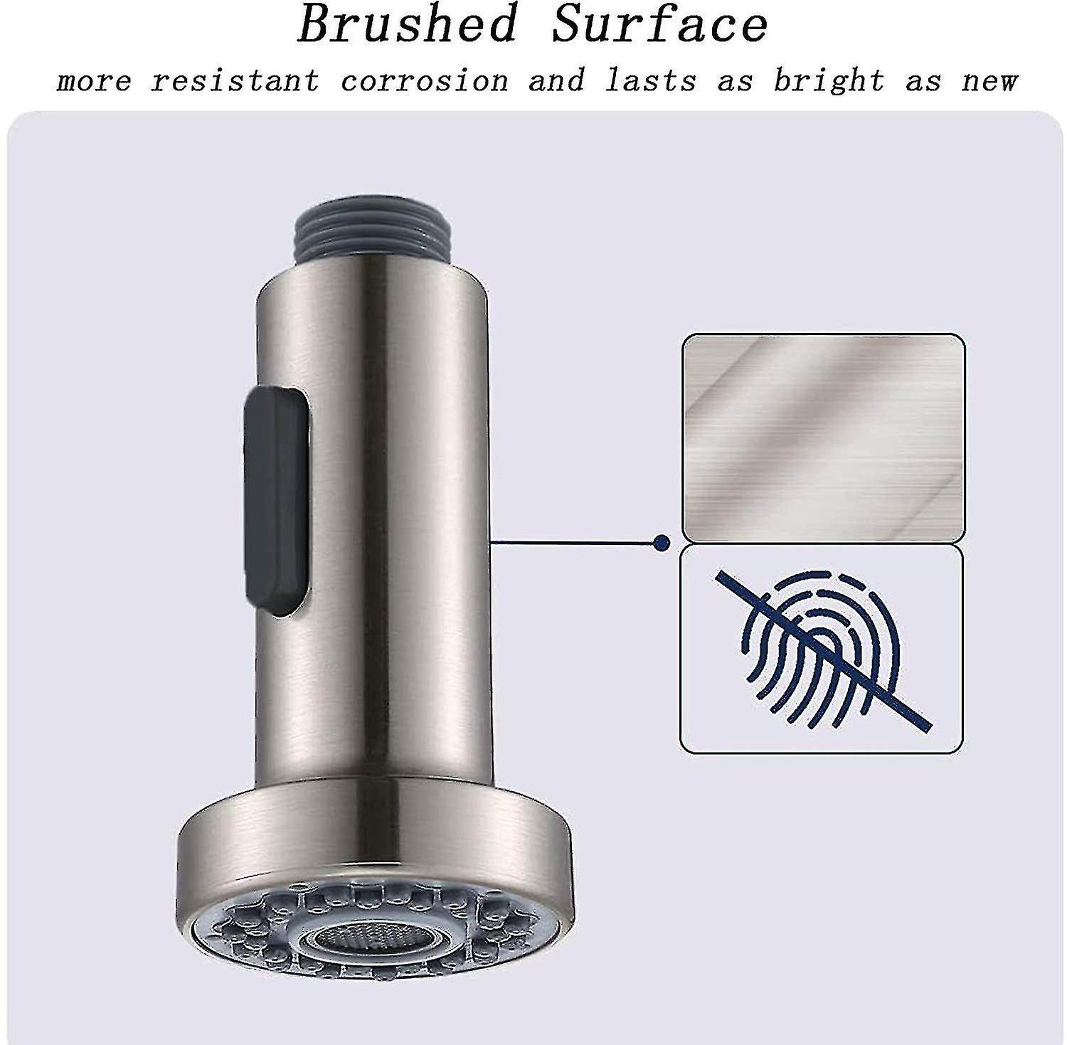 2 Modes Replacement Kitchen Faucet Head, Universal G1/2 Spray Head, For Pull Out