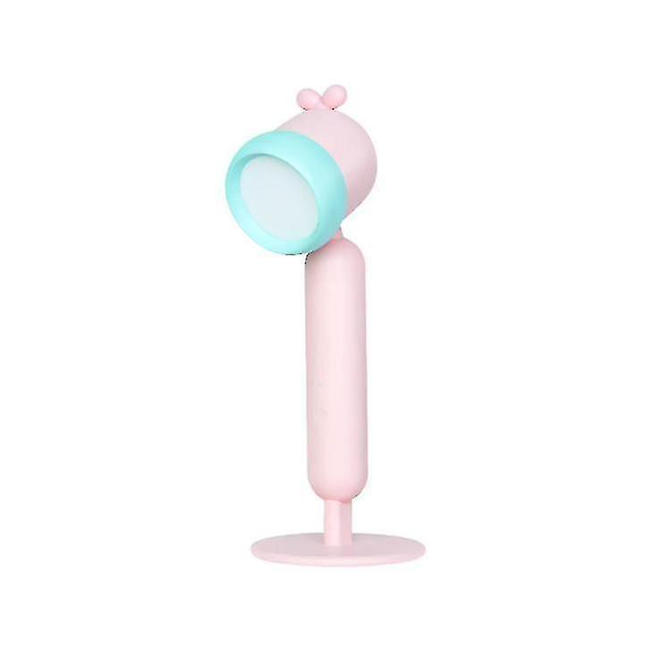 Children's Cute And Fun Usb Charging Learning Reading Lamp, Eye Protection Lamp(pink)