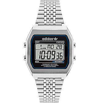Adidas digital two Quartz Digital Men's Watch with Stainless Steel Bracelet AOST22072