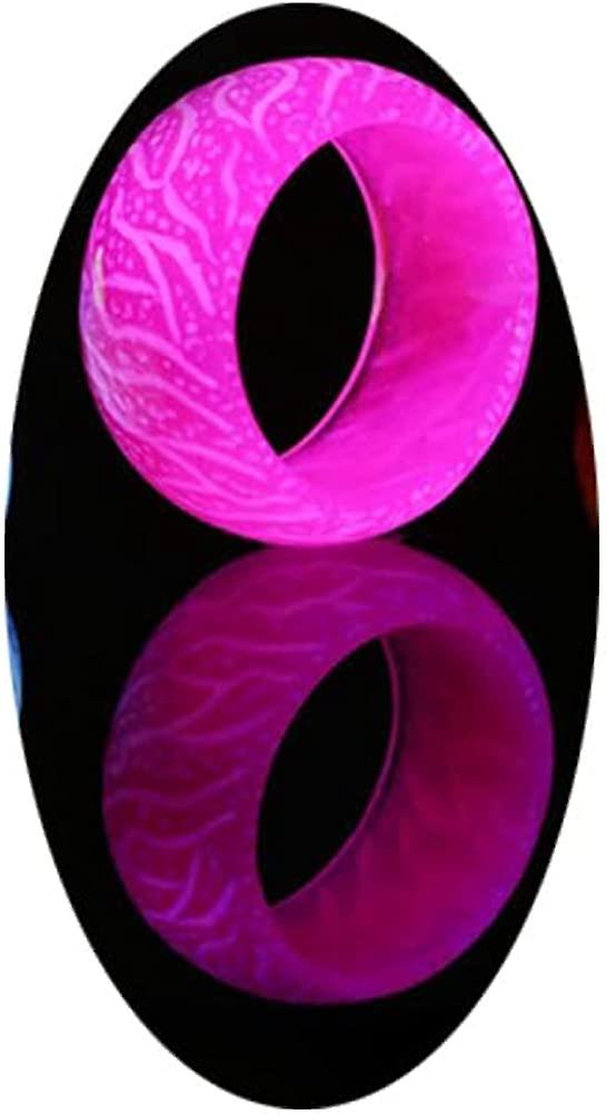 حلقات توهج في الوردي الداكن الأخضر الأزرق فينوس الجرم السماوي حلقات خاتم للنساء الرجال الفتيات الراتنج العصرية حلقة توهج الاكريليك الخواتم الجمالية للأولاد لطيف