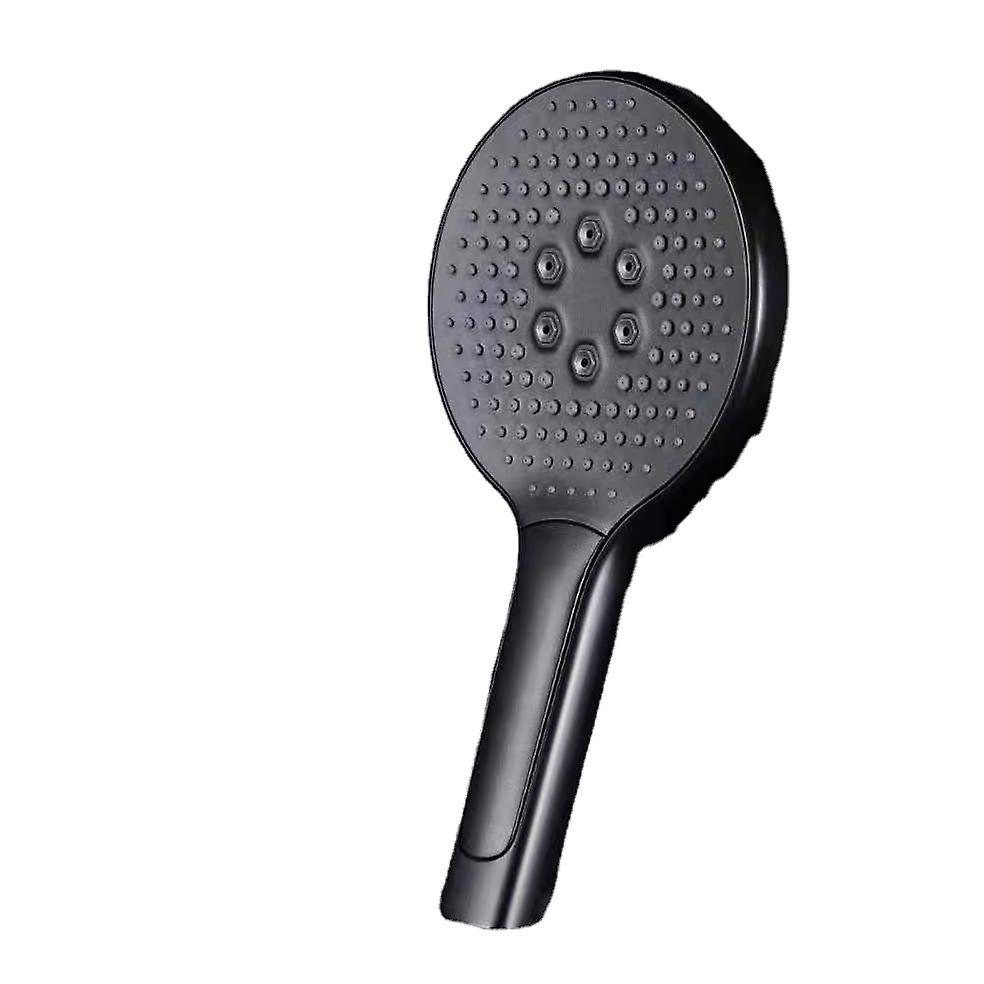 Large shower head ,Button ,Rainfall shower head fitting Black