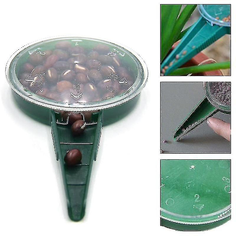 Garden Plant Sower Planter Seed Dispenser Dial 5 Different Settings*2pcs