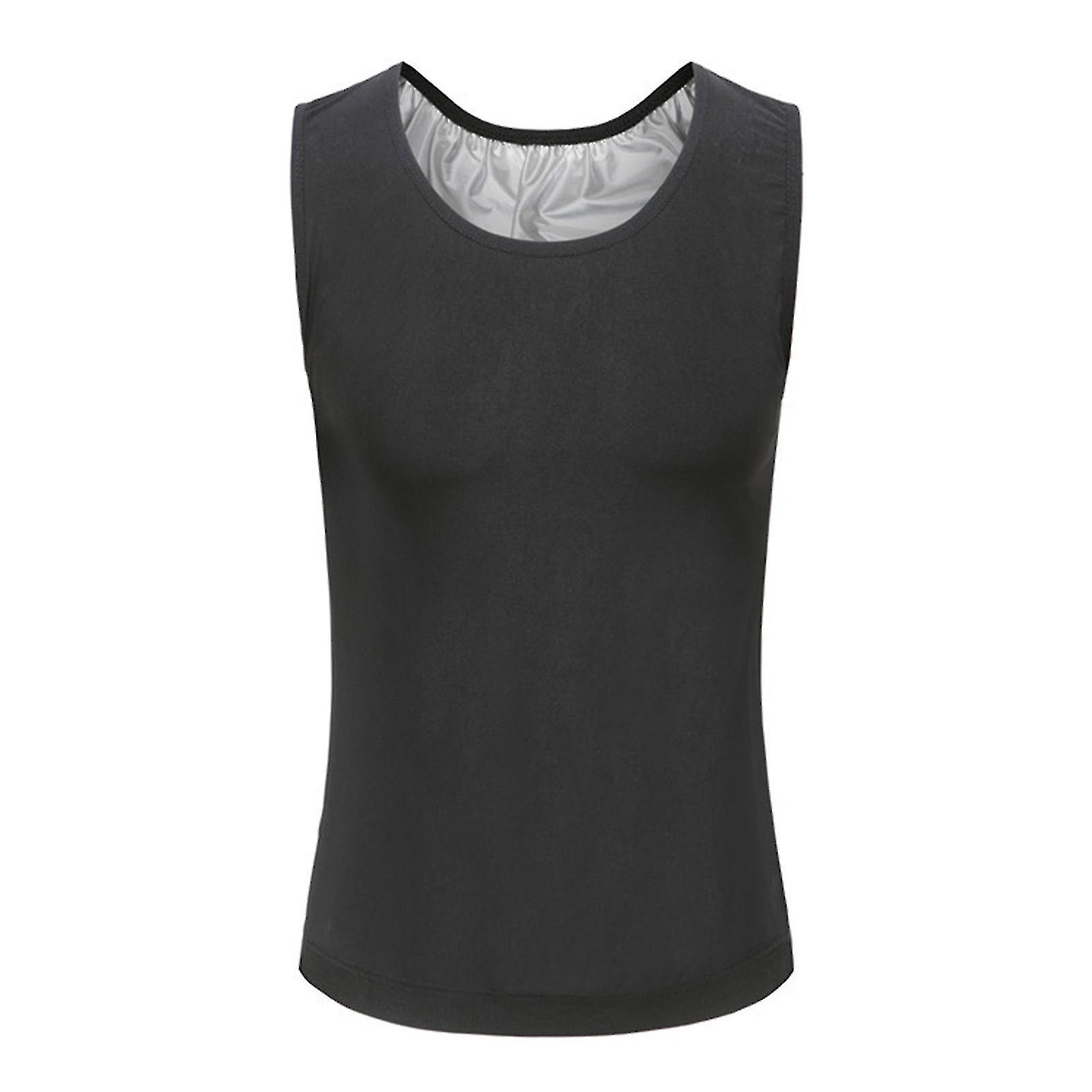 Men Slimming Body Shaper Gynecomastia T-shirt Compression Posture Corrector Vest 2023 New