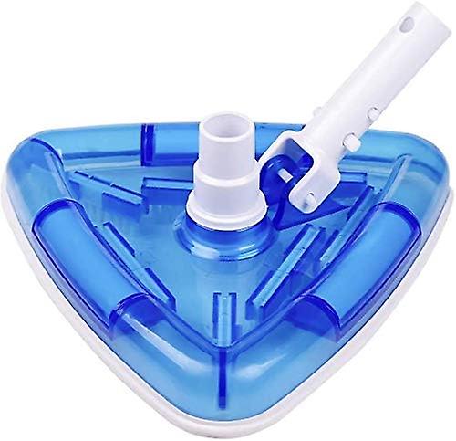 Transparent Triangular Blue Vacuum Head With Swivel And Brush For Pools,spa1pcs