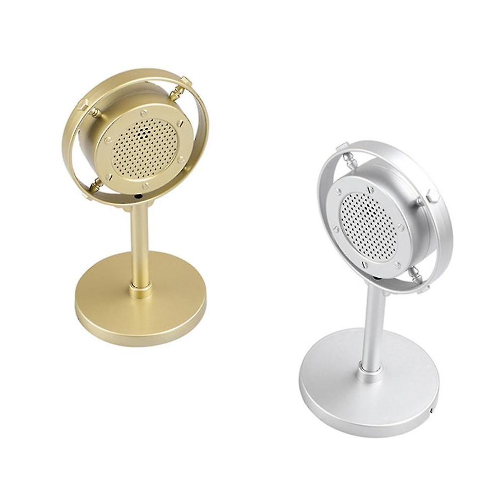 Vintage Style Microphone Simulation Classic Retro Dynamic Vocal Mic Universal Stand For Live Perfor