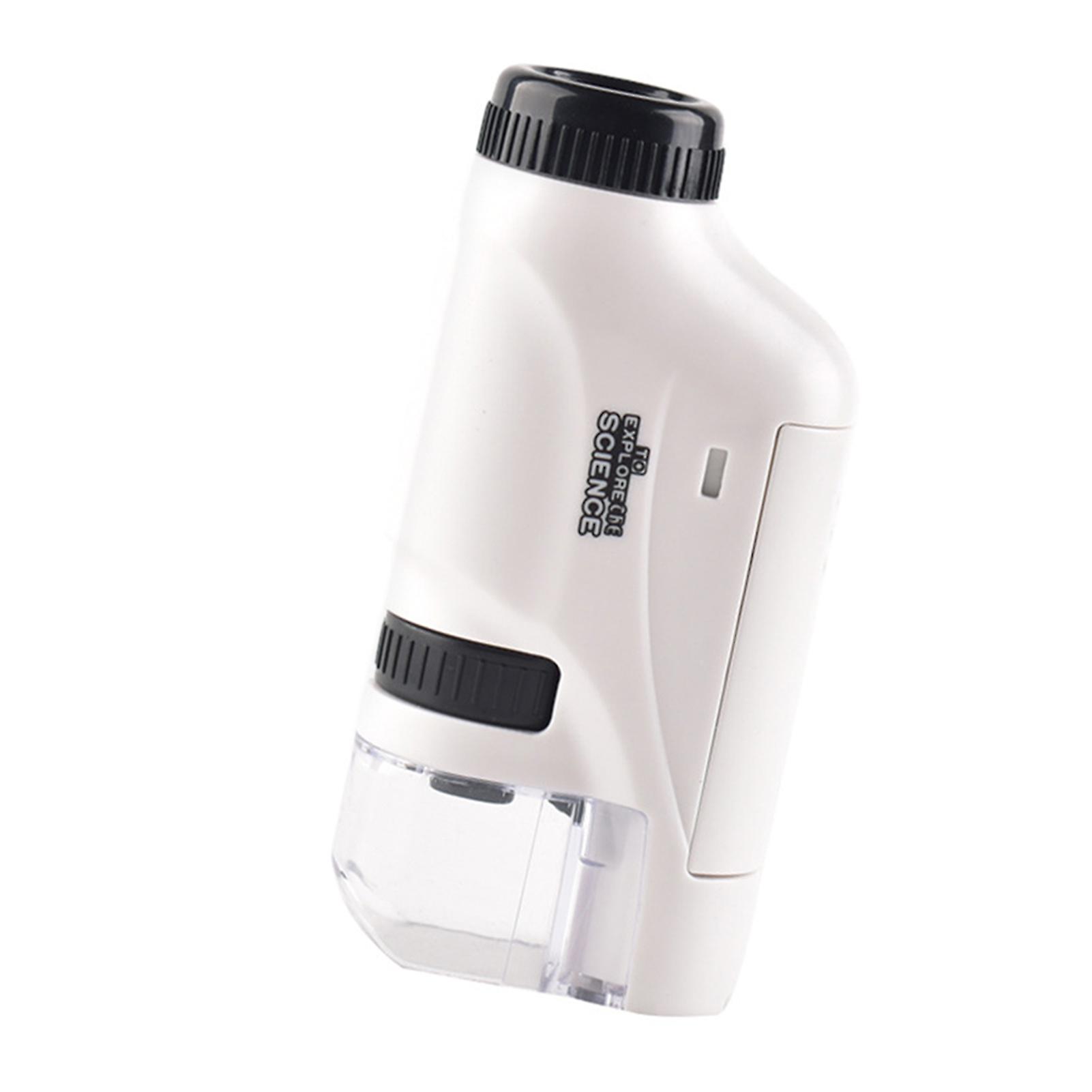 Kids 60X-120X Pocket Microscope Portable Early Educational Toy for Kids School