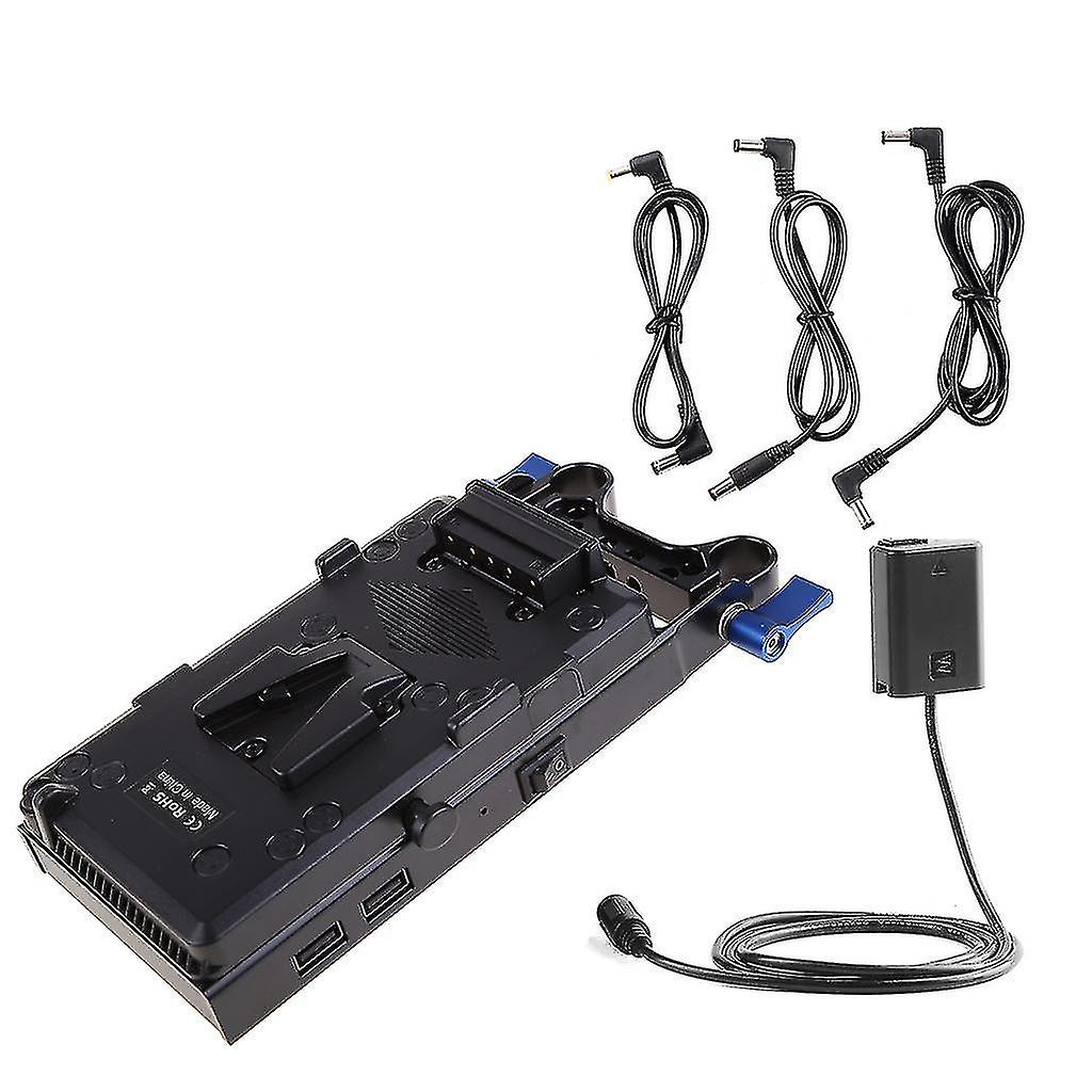 Rod Clamp Standard V Mount Battery Plate Adapter With Automatic Lock Protection