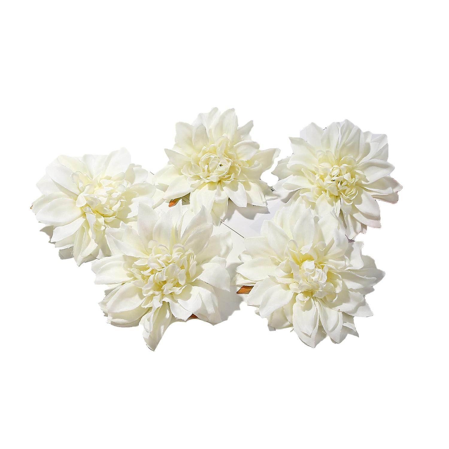 5Pcs/Set Artificial Flower Handmade Faux Silk Flower Vivid Delicate Simulation Chrysanthemum 
