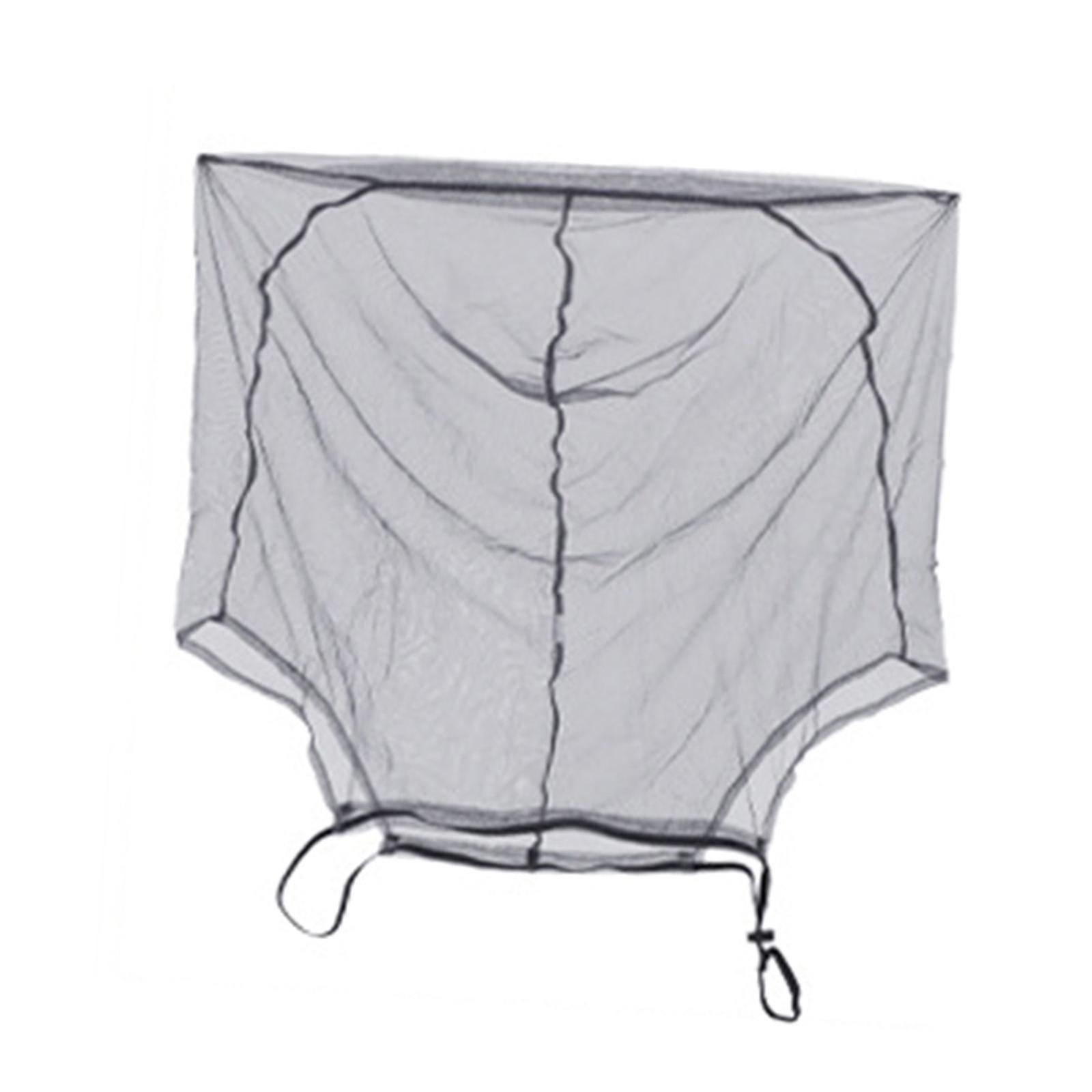 Face Mesh Net Durable Head Protecting Net for Fishing Walking Outdoor Hiking Dark Green