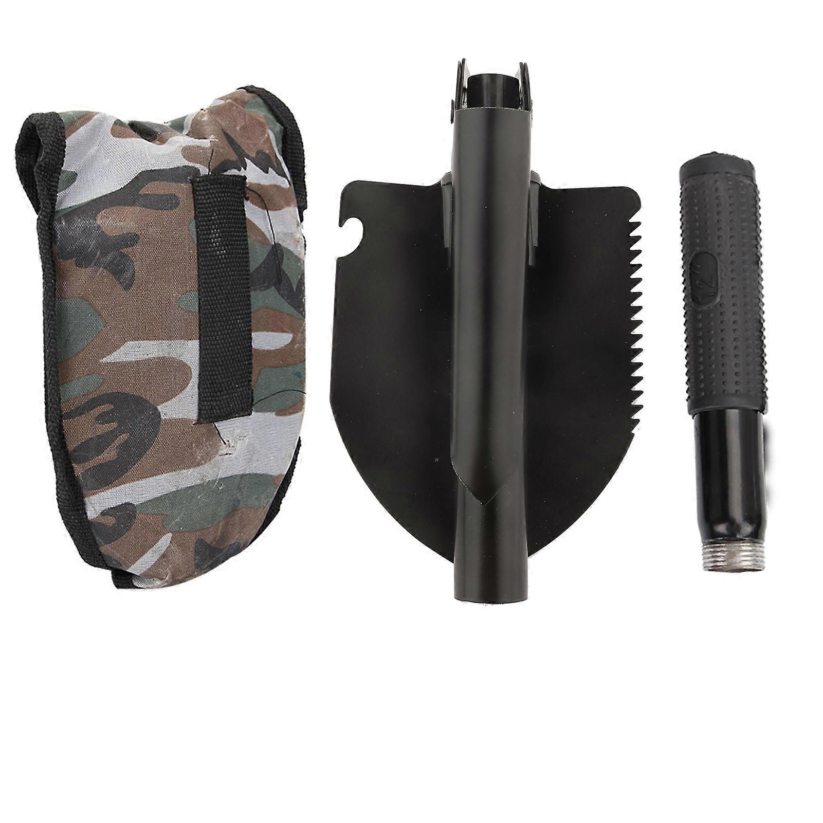 Compact Foldable Camping Shovel with Pouch for Outdoor Adventures