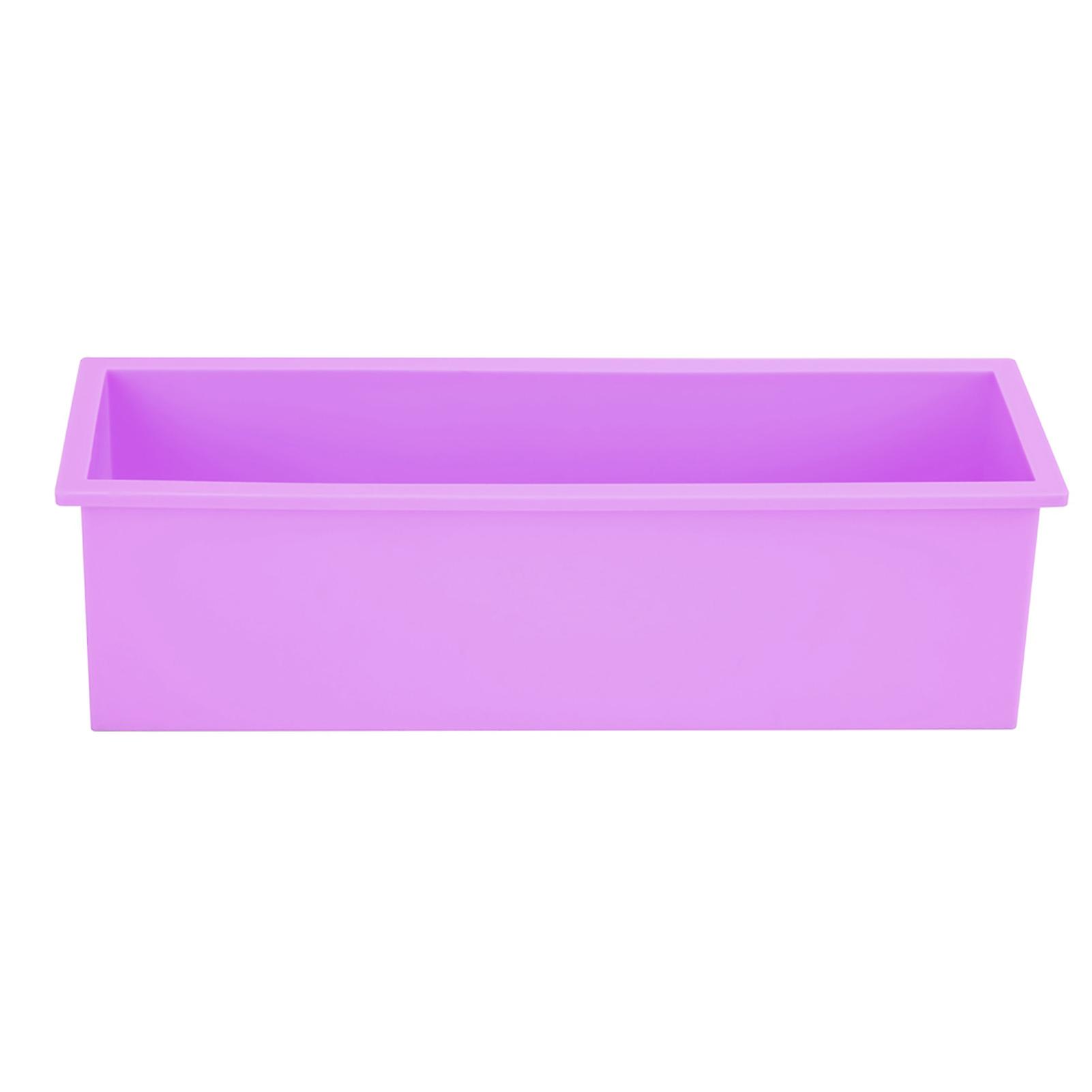 1200ml Rectangular Silicone Soap Mold Toast Making Tool Box