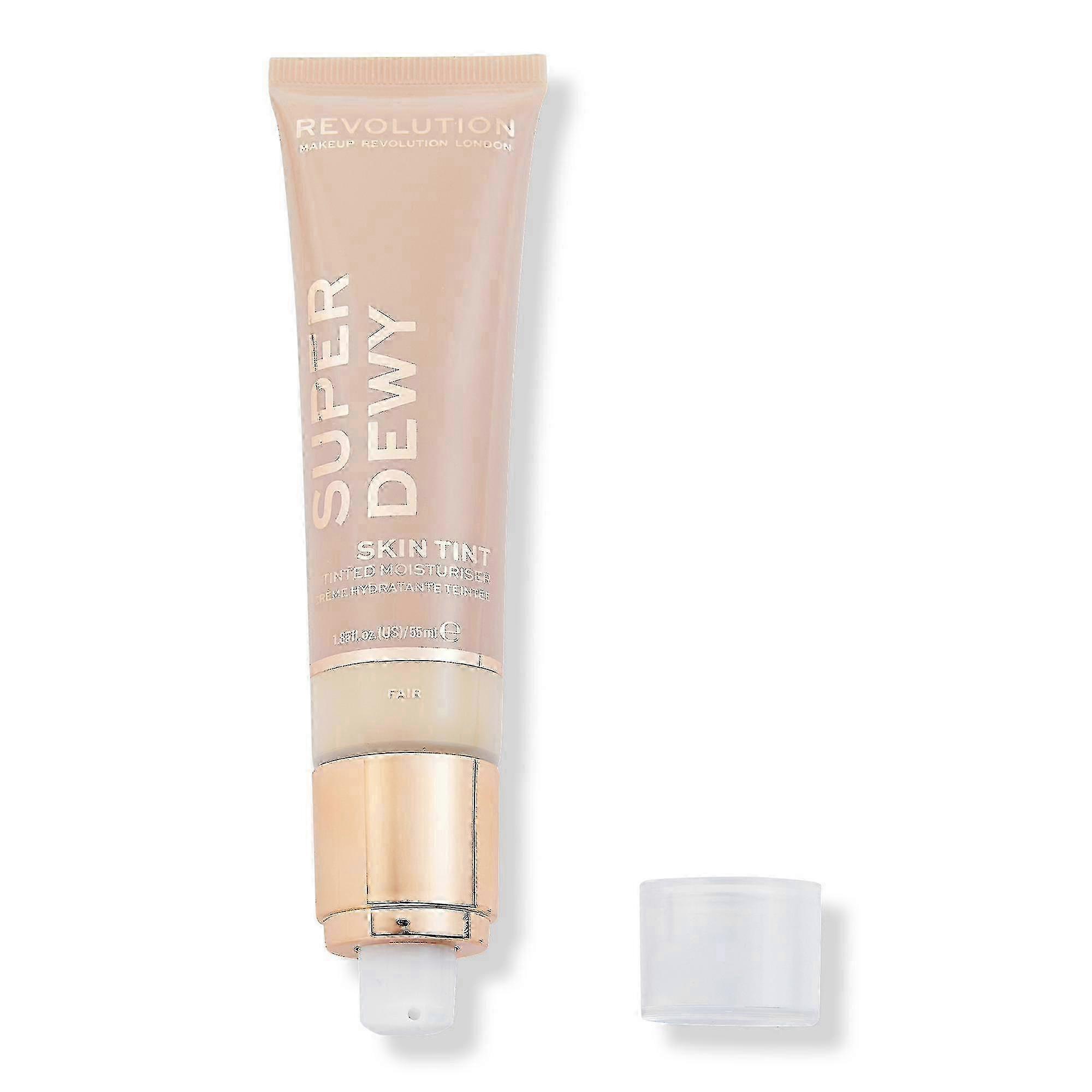 Makeup Revolution Superdewy Tinted Moisturizer, Fair, 1.75 Oz