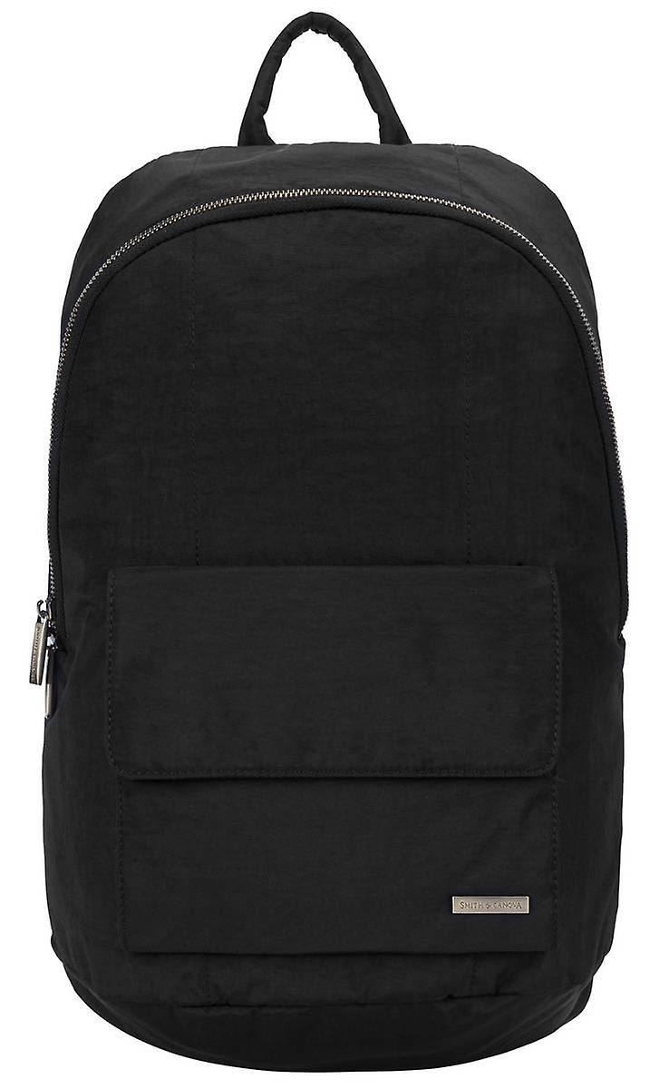 Smith and Canova Zip Around Nylon Backpack - Black