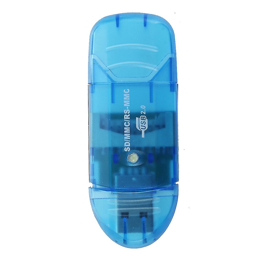 Sd Card Reader Blue Usb Key