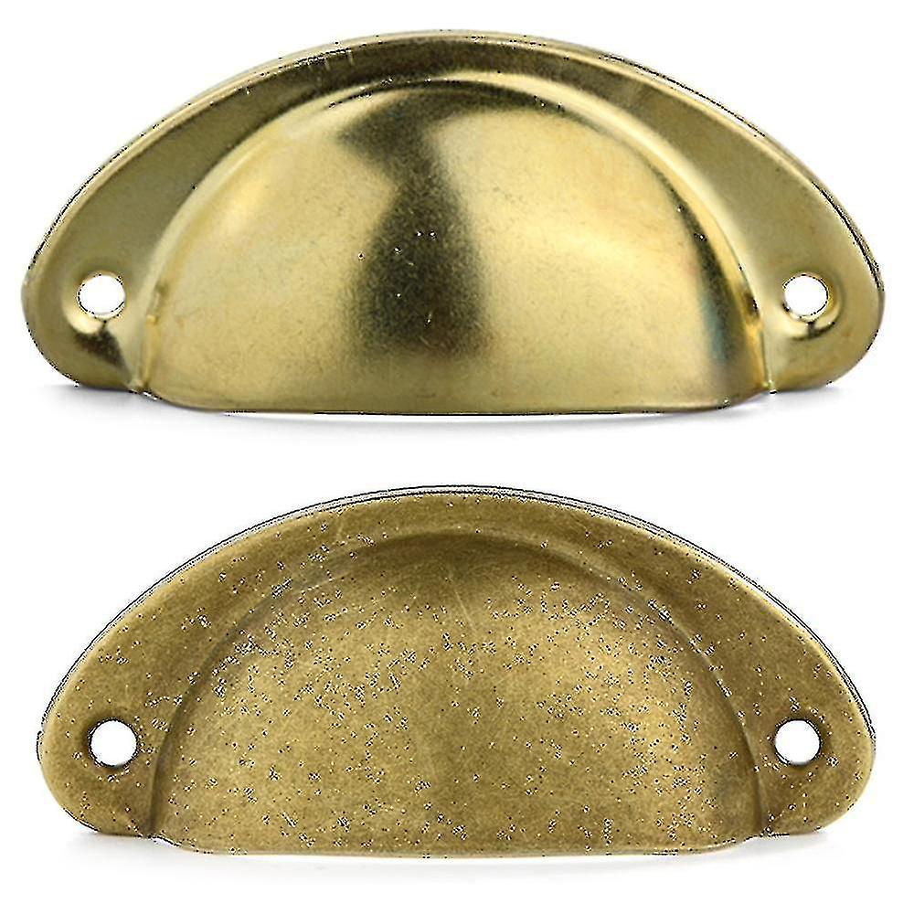 12pcs Cup Handles Shell Pull Kitchen Cupboard Cabinet Door Furniture Drawer Knobs