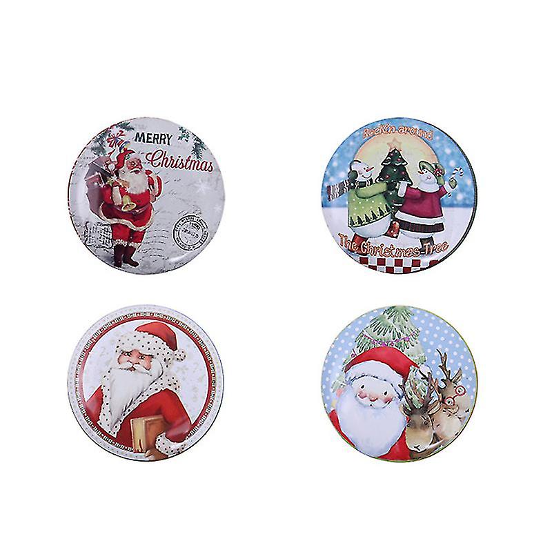 4pcs Tinplate Candy Boxes