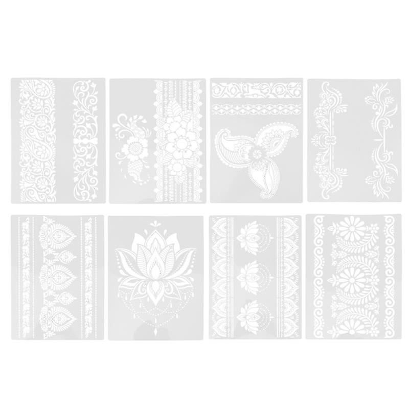 8pcs Drawing Templates