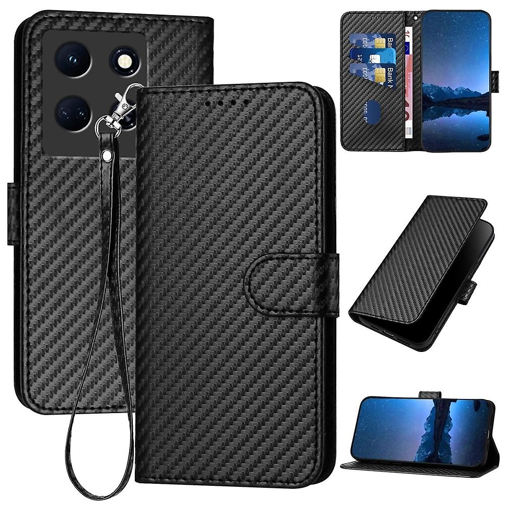 Carbon Fiber Leather Case For Infinix Note 30 5G