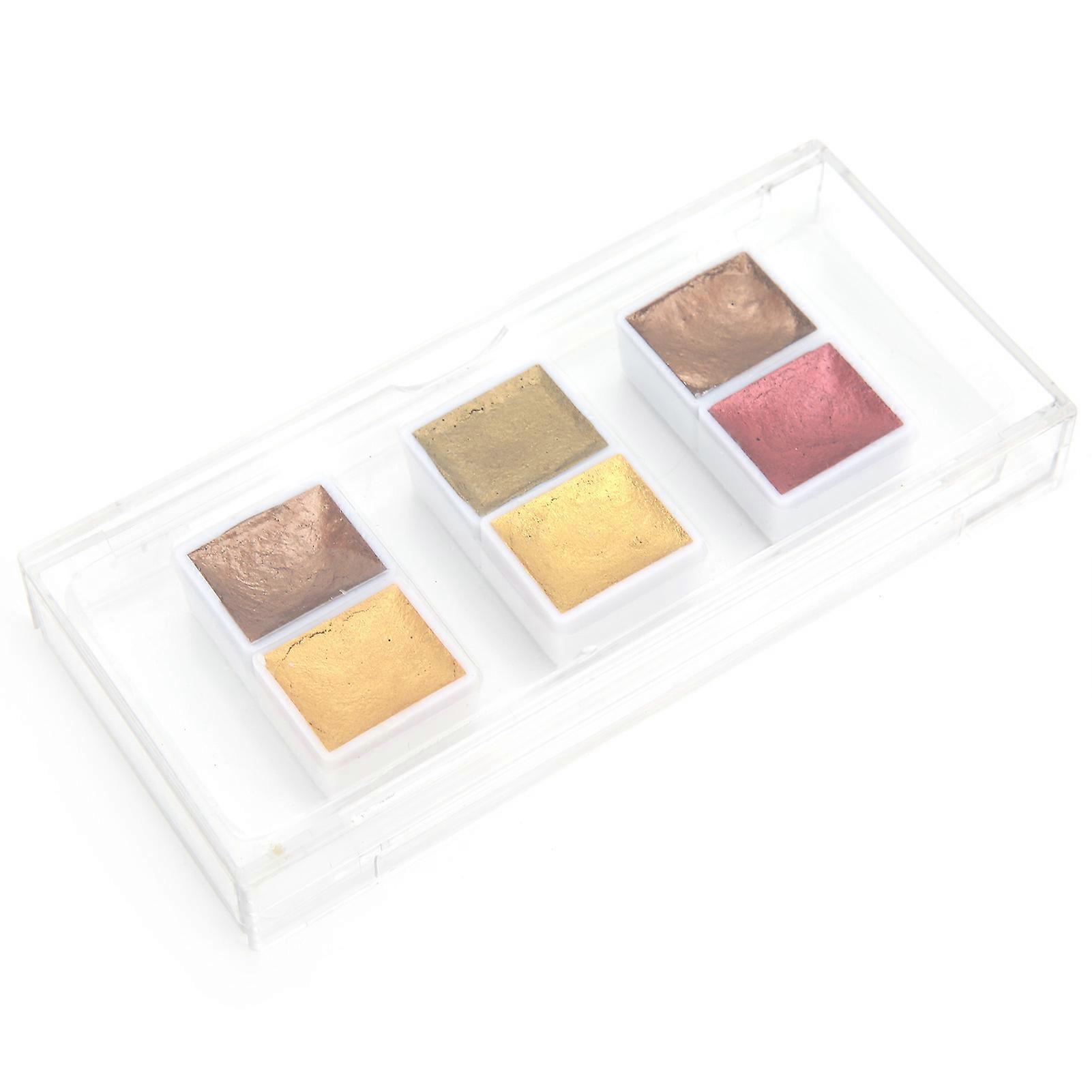 Watercolor Paints Bright Colors Good Transparency Diffusion Shimmering Pearlescent Pigment For Beginner