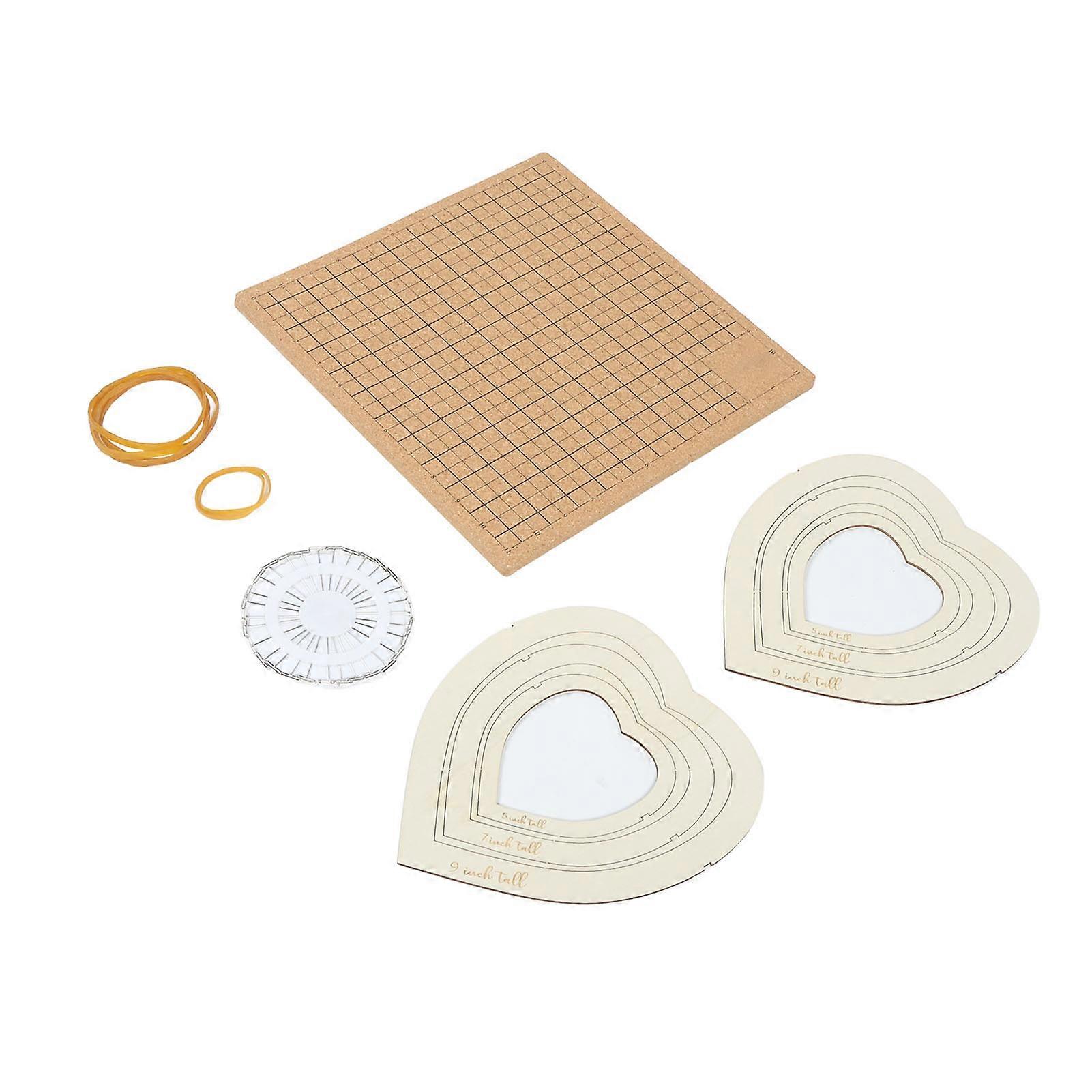 Macrame Board Grids Macrame Project Board Reusable DIY Braiding Board with Pins for Bracelets Jewelry Making