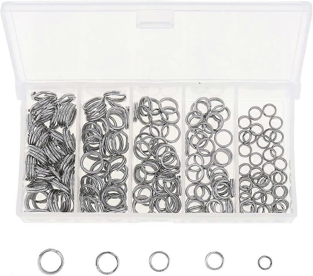 200pcs Stainless Steel Split Rings for Bait
