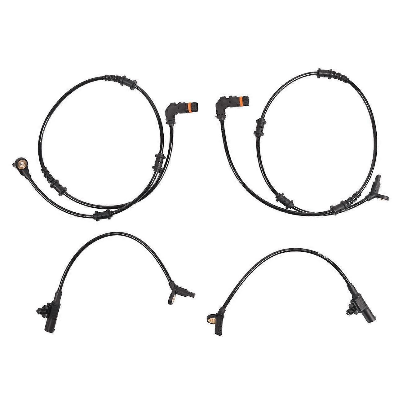4 PCS FOR Mercedes W164 X164 2006 2007 ~2011 Front + Rear ABS Wheel Speed Sensor A0077A0012