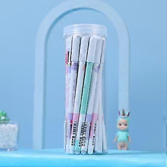 Pusheen Frucht-Stifte Set – 3 Stifte Mit Blauer Tinte & Süßen Früchte-Ansteckern, Kawaii Schreibwaren Für Schule & Büro