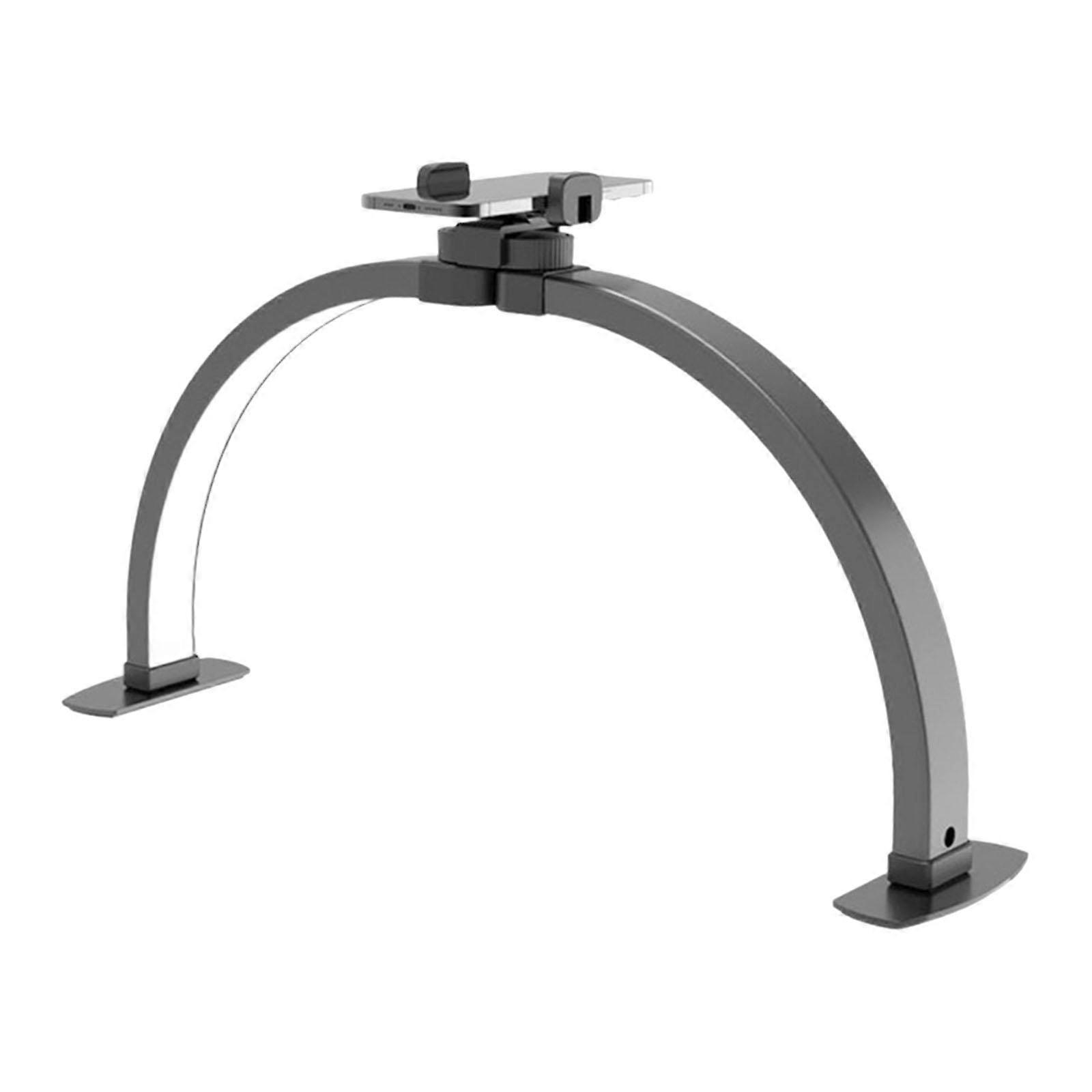 Half Moon Lights 3 Color Adjustment Nails Tech Lamp for Salon Nail Lash Work with phone holder