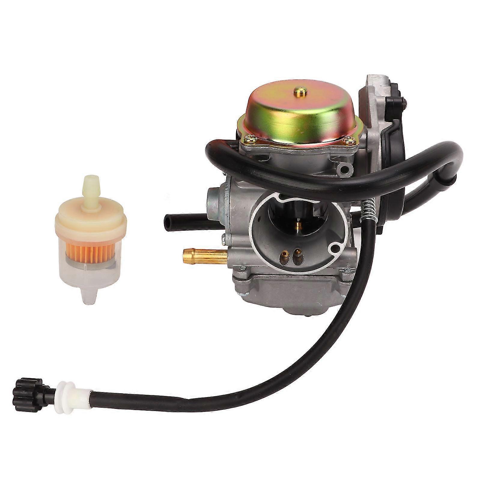 Motorcycle Carburetor Metal Engine Carb Replacement Compatible Suzuki LTF400 LTF400 LTF400F Eiger