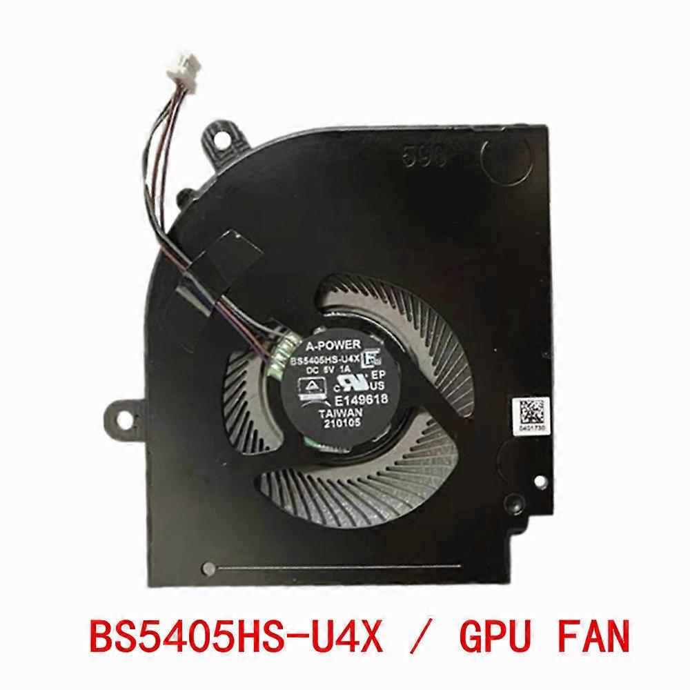 CPU GPU Cooling Fans for MSI Stealth 15M 2021 A11SEK A11UEK A11SDK BS5405HS-U4W BS5405HS-U4X Notebook PC Fan Cooler Radiator