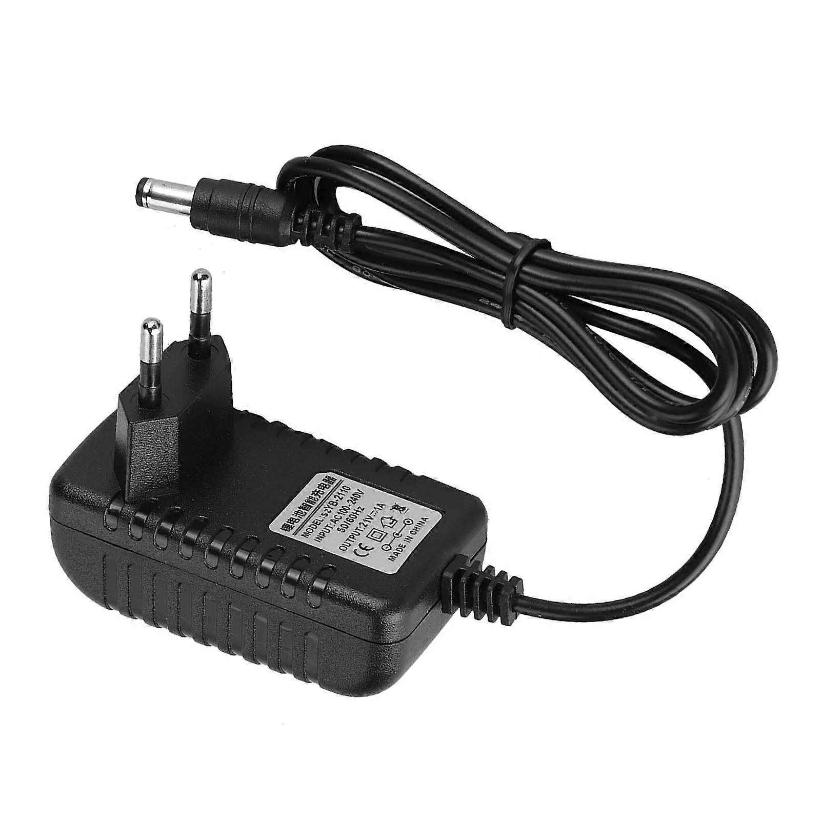 Thick Copper Core Li ion Charger Adapter 21V/1A Adaptative Lithium Battery Charger EU Plug
