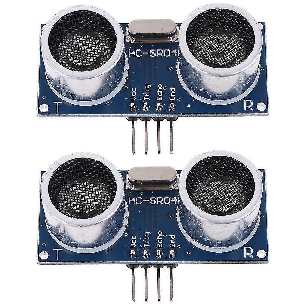 KINCJON 2pcs Hc-sr04 Ultrasonic Distance Measuring Sonar Sensor High Operating Voltage 3