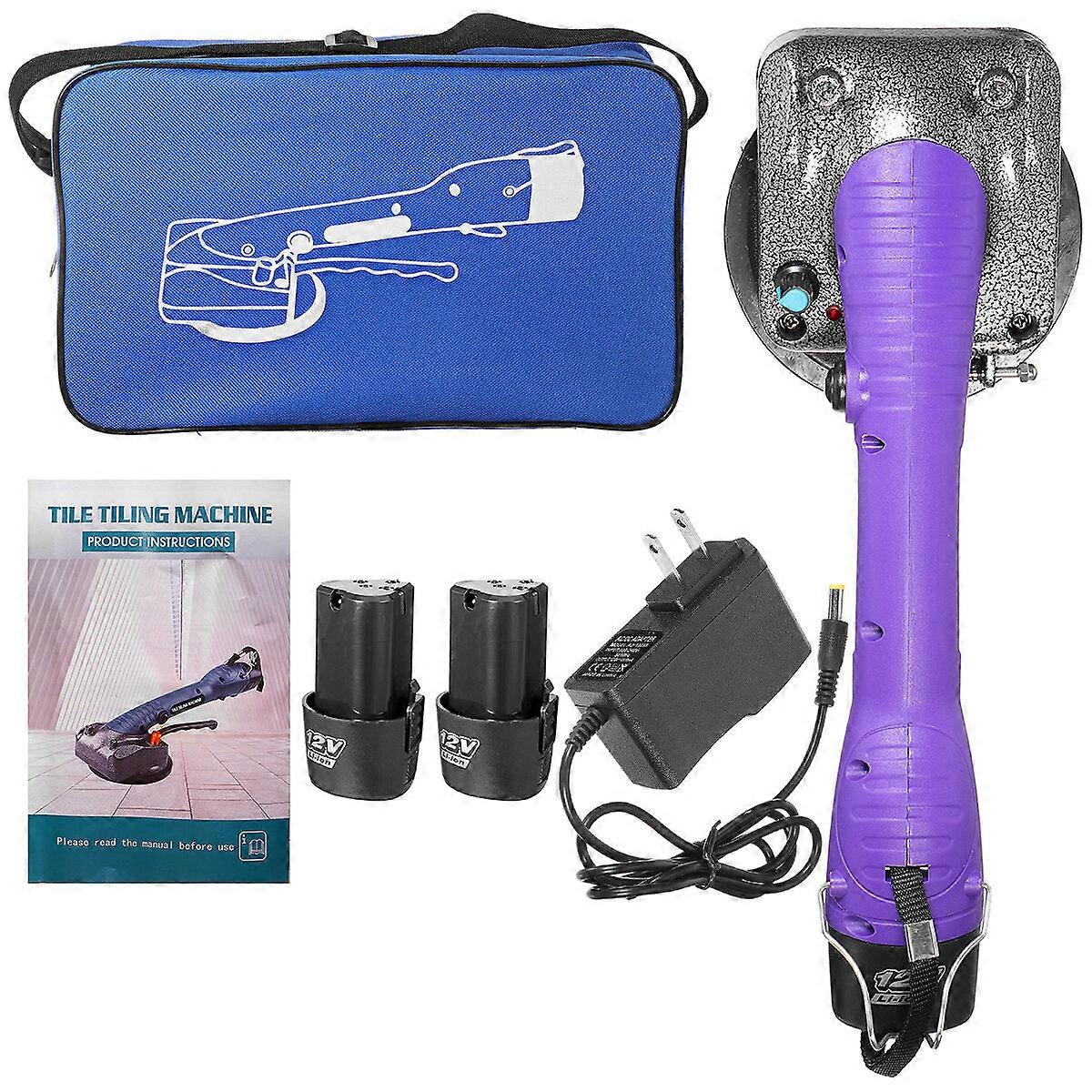 1000W 12v Tiles Tiling Machine Protable Adjustable Tile Vibrator Suction Cup Machine For Wall Tiles Small Floor Tiles