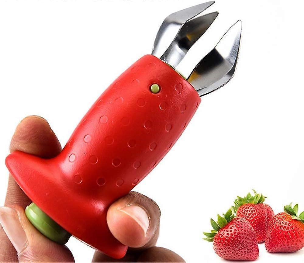 Strawberry Huller, Strawberry Huller stem and Leaf Remover Multi Function Fruit Corers Tool