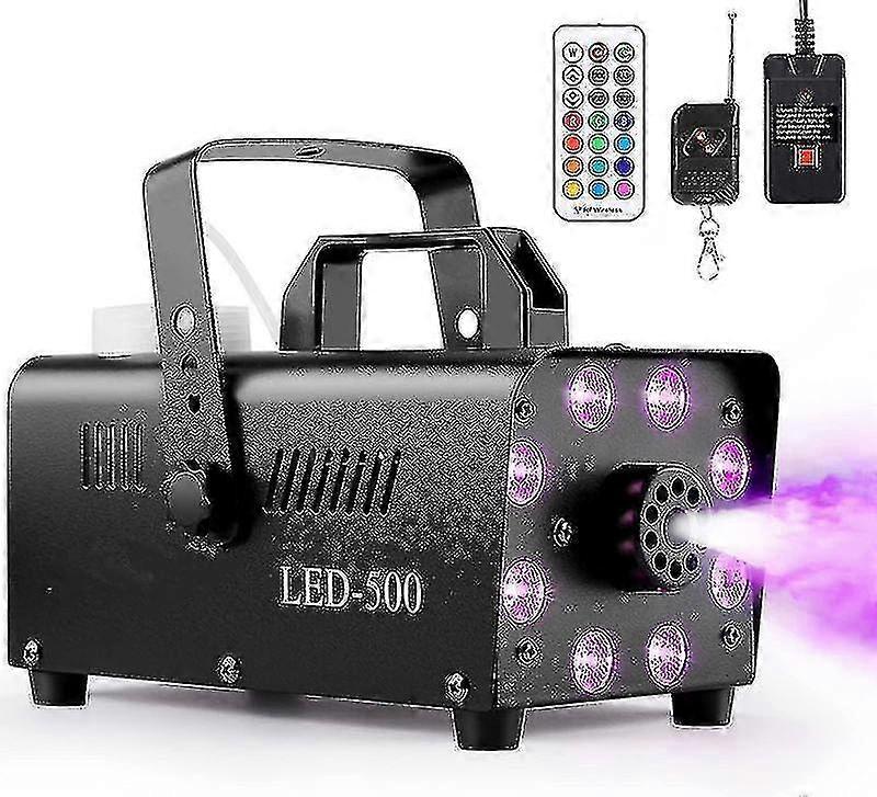 With 13 color LED light effects, 500W and 2000CFM fogger