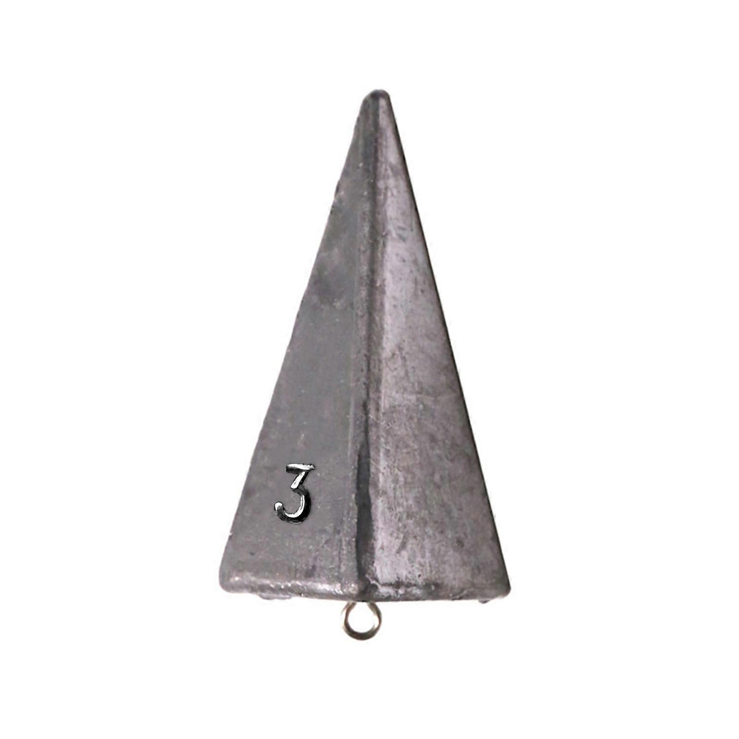 Triangular Pyramid Sinker Lead Fishing Weight Sinker 2/3/4/5/6oz Lead Weights Fishing Gear