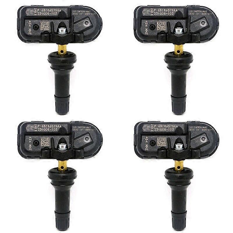 4X Tire Pressure Sensor TPMS For 2014 2015 Jeep Cherokee 68249197AA