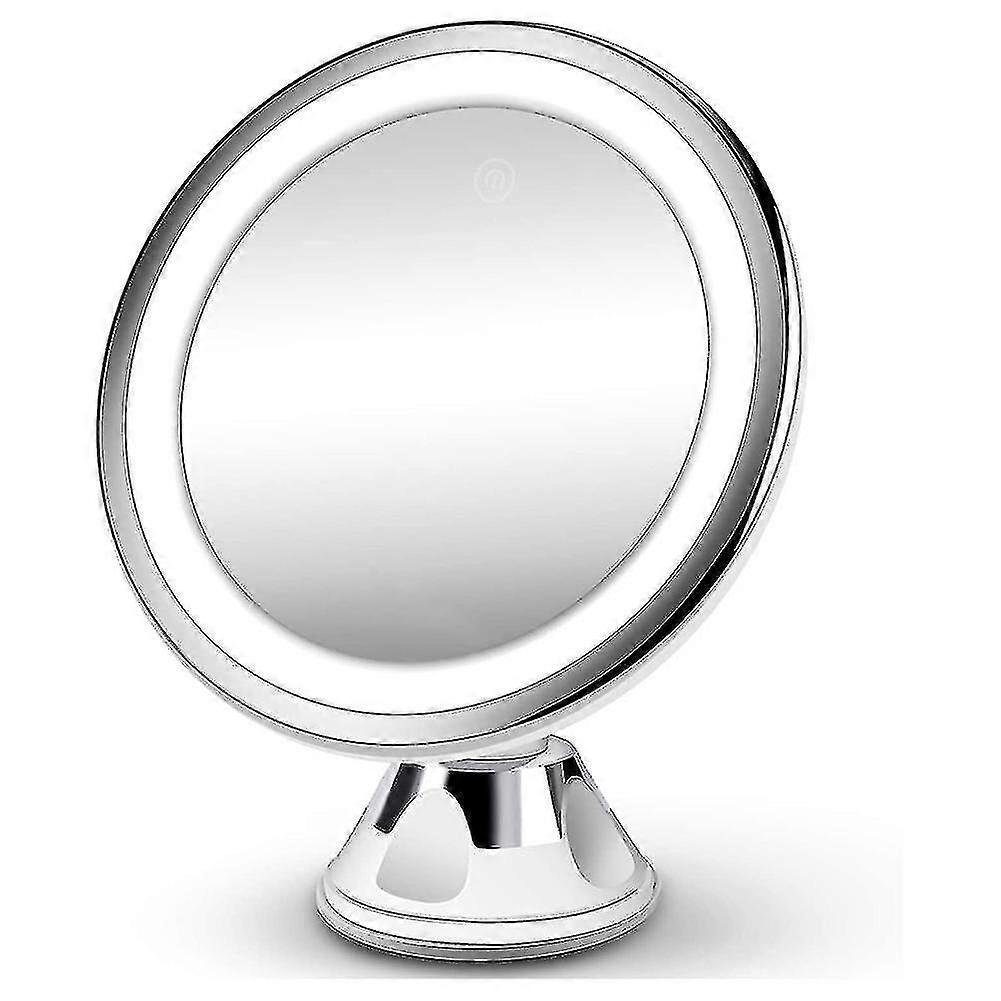 10x Magnifying Makeup Vanity Mirror With Lights - Upgraded 3 Color & 28 Led Lights Cosmetic Mirror