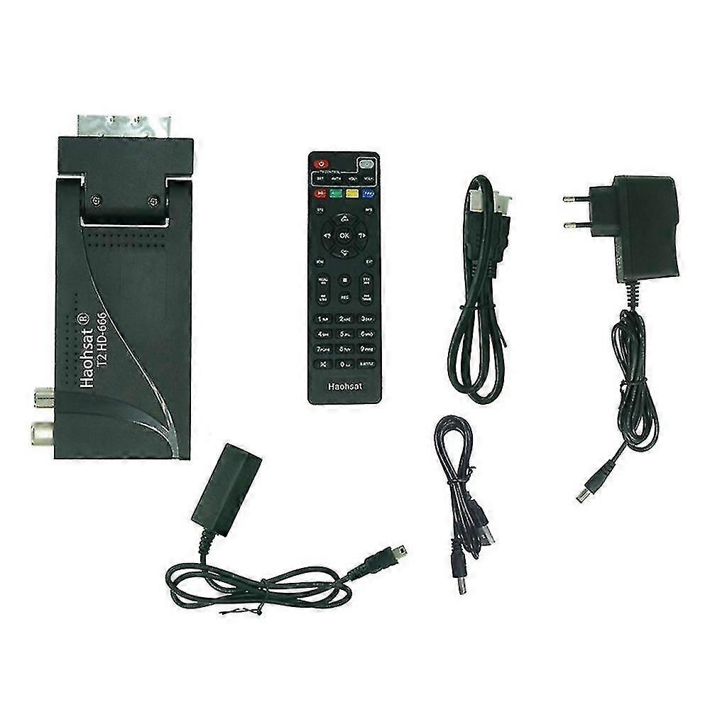 Dvb-t2hd-666 Scart hd 265 dvb-t2 digitaler TV-Tuner Russland dvb-t2 H265 Hevc hd Decoder Empfänger Eu P