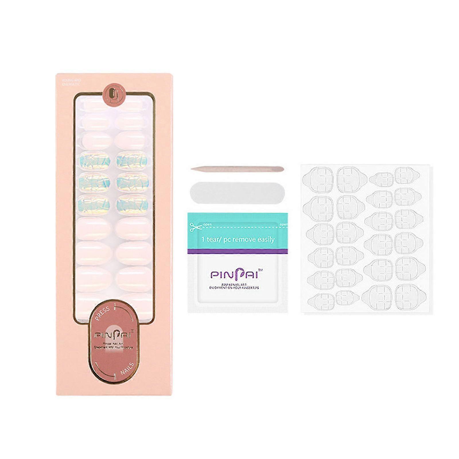 Le nouveau patch d’usure des ongles réutilisables en forme de longue pointe détachable en forme de fausse ongle