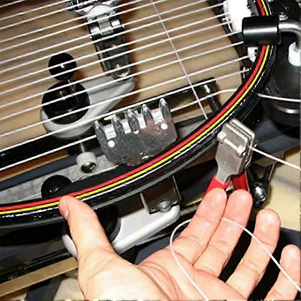Stringing Clamp Wide Head 3 Spring Starting Stringing Clamp Tool for Tennis Racket
