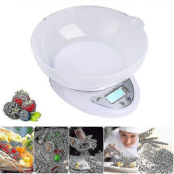 Household Kitchen Scale Electronic Scale, 5kg/1g Platform Scale - Aespa