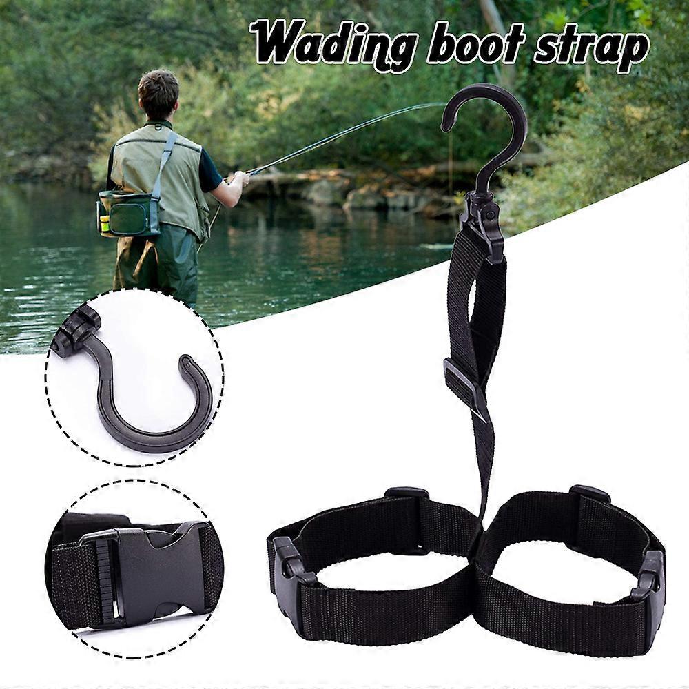 Fishing Wader Boot Hanger Strap Belt for Drying Wader Rack Storage Dryer Hook