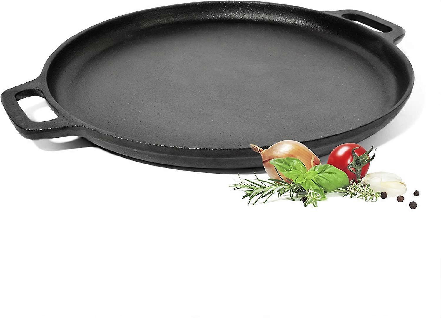 Smooth Baking Tray 35 x 3 Cm In Cast Iron